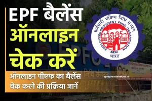 PF Balance Check: ऑनलाइन ऐसे चेक करें PF बैलेंस, जानें पूरी प्रक्रिया