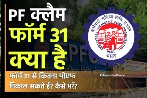 पीएफ क्लेम फॉर्म 31 क्या है? इससे कितना पीएफ निकाल सकते हैं? कैसे भरें?