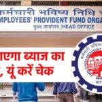 EPFO UPDATE: पीएफ कर्मचारियों का इंतजार खत्म! जानिए कब आएगा ब्याज का पैसा, यूं करें चेक