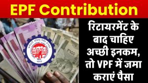 EPF Contribution: रिटायरमेंट के बाद चाहिए अच्छी इनकम, तो VPF में जमा कराएं पैसा