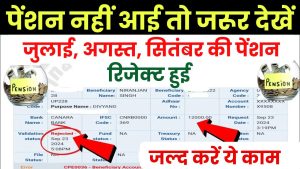 Pension Rejected: पेंशन हुई रिजेक्ट? या नहीं आई पेंशन तो ध्यान दें! जल्द करें ये काम तुरंत मिलेगी पेंशन