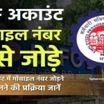 EPF अकाउंट में मोबाइल नंबर कैसे जोड़े और बदलें | How to change mobile number in EPF Account?