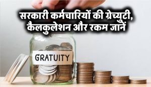 सरकारी कर्मचारियों की ग्रेच्युटी, कैलकुलेशन और रकम जानें