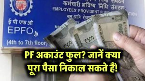 PF अकाउंट हो गया फुल? क्या आप निकाल सकते हैं अपना 100% पैसा, जान लो नियम