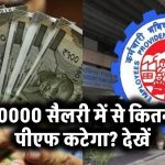 50000 सैलरी में से कितना पीएफ कटेगा? देखें